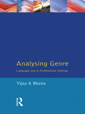 cover image of Analysing Genre